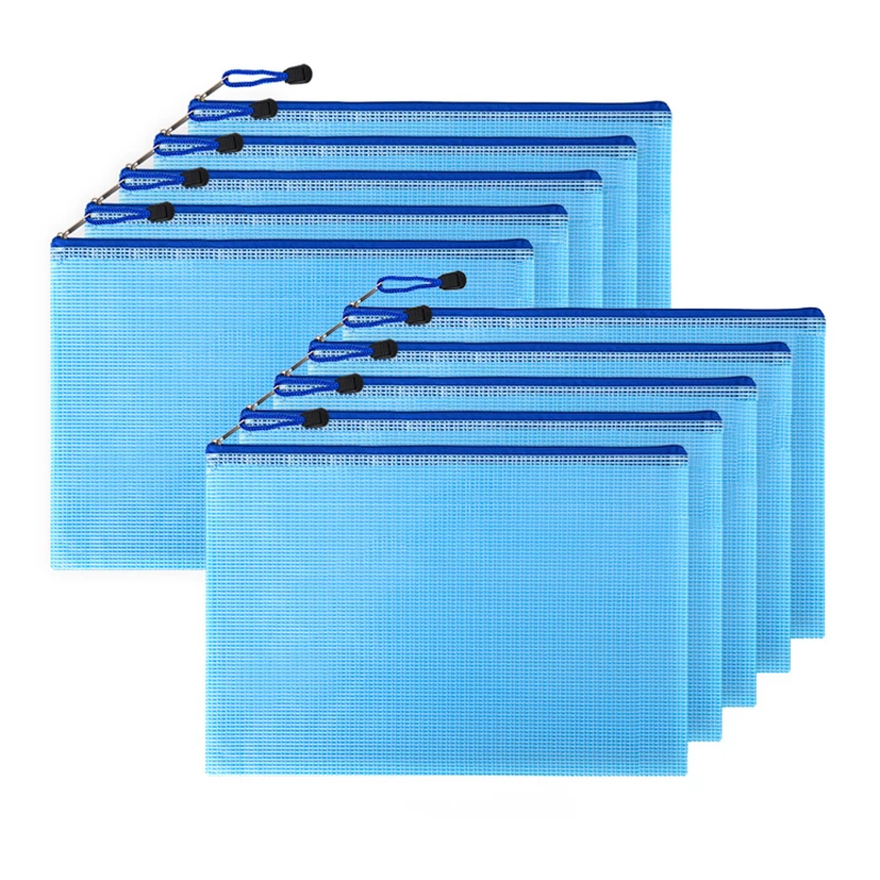 Unionpromo Custom Printed Office Pvc File Folder File Wallet Zipped Lock Document Bag