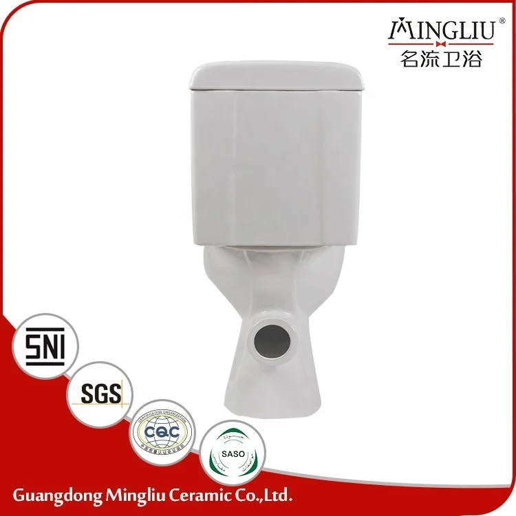 Китайская керамическая п-ловушка для ванной комнаты, туалет из двух частей