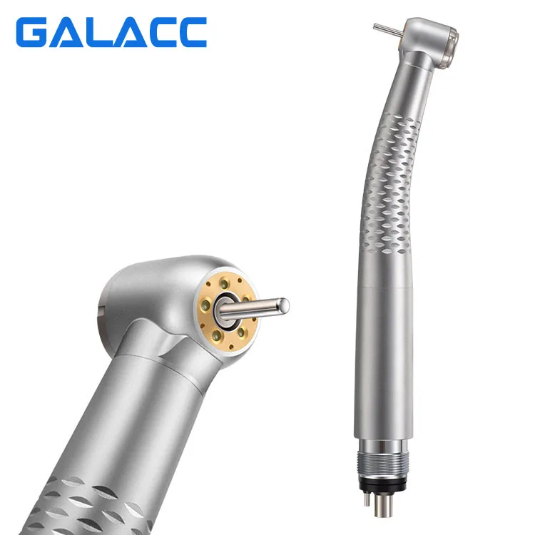 Dental High Speed LED Handpiece Shadowless 5 Water Spray 5 LED Handpiece High Speed