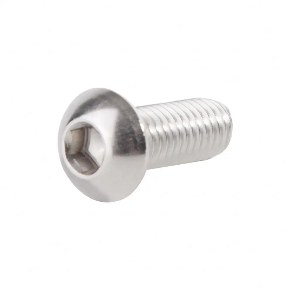SDPSI DCT ISO7380 M2 M2.5 M3 M4 M5 M6 M8 M10 M12 304 A2-70 Stainless Steel Hexagon Hex Socket Head Button Allen Bolt Screw