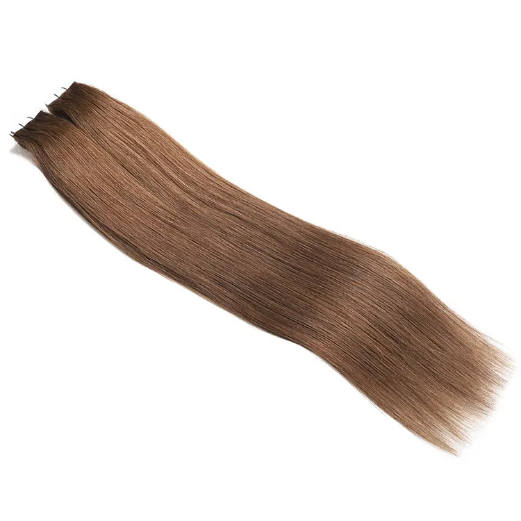 Wholesale Handtied Invisible Seamless Cuticle Aligned Tape In Human Hair Extensions Tape Hair Extension