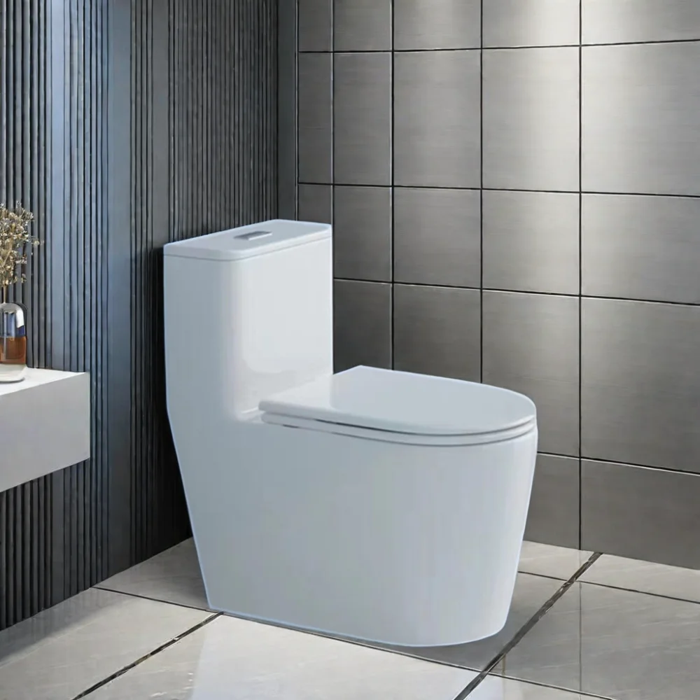 Hot Sale Commode Good Price Ceramic Toilet Bowl One Piece Toilet Strap Ptrap Sanitary Ware Elongated Inodoro Dual Flush Toilets