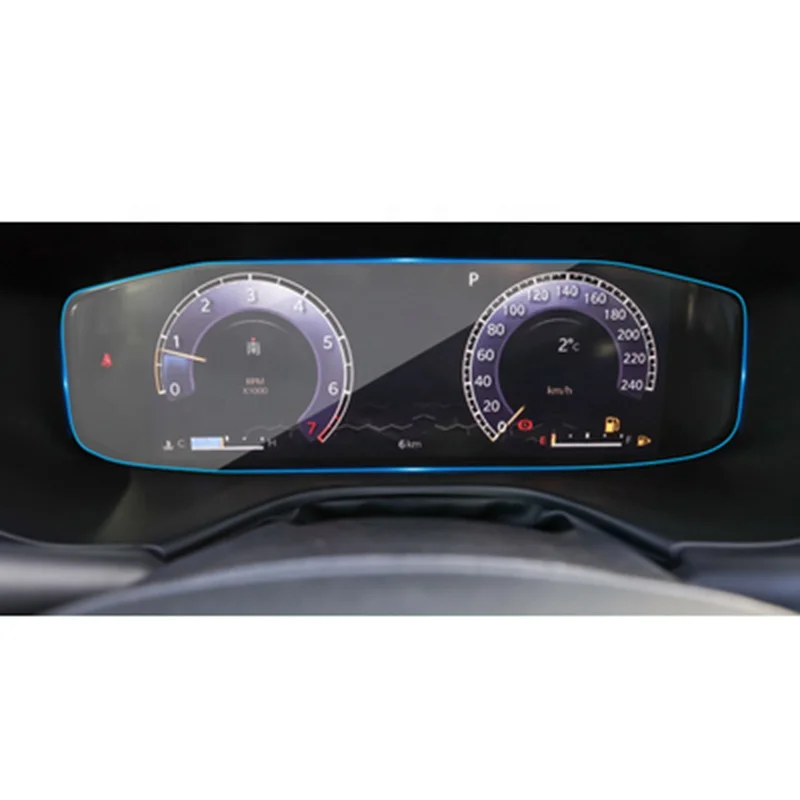 0.33mm thin tempered glass touch screen protector for Jeep Compass 10.1 inch navigation car interior accessories HD clear film