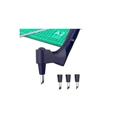  Craft Cutting Tools 360 Degree Rotating Blade Stainless Steel Knife Precision Carving Gyro Cutter Tool