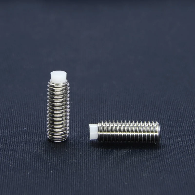 M3 x 2mm 4mm 5mm 6mm 8mm 10mm 14mm 20mm Stainless Steel Hex Socket Nylon Tip Set Screw
