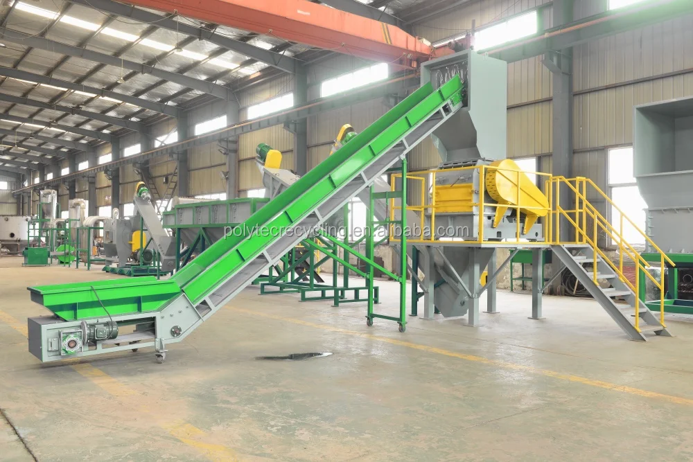 Plastic recycling machine PE PP flake washing production line automatic production line