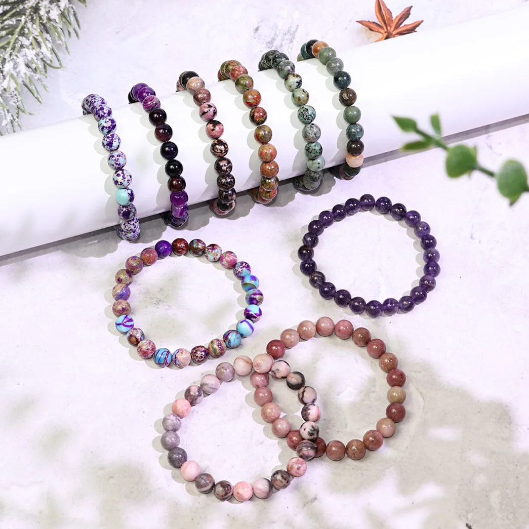 Wholesale  Colorful Crystal Beads High Quality Crystal Bracelet For Men Women Girl