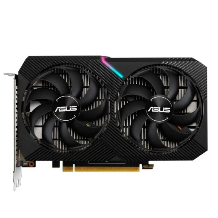ASUS DUAL GeForce RTX 3060 Ti V2 MINI OC Edition ITX используемая игровая видеокарта с 256-битной памятью GDDR6