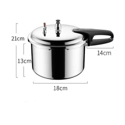 Portable 20cm Kitchen Machine Induction Cooker Gas Small Pressure Cooker