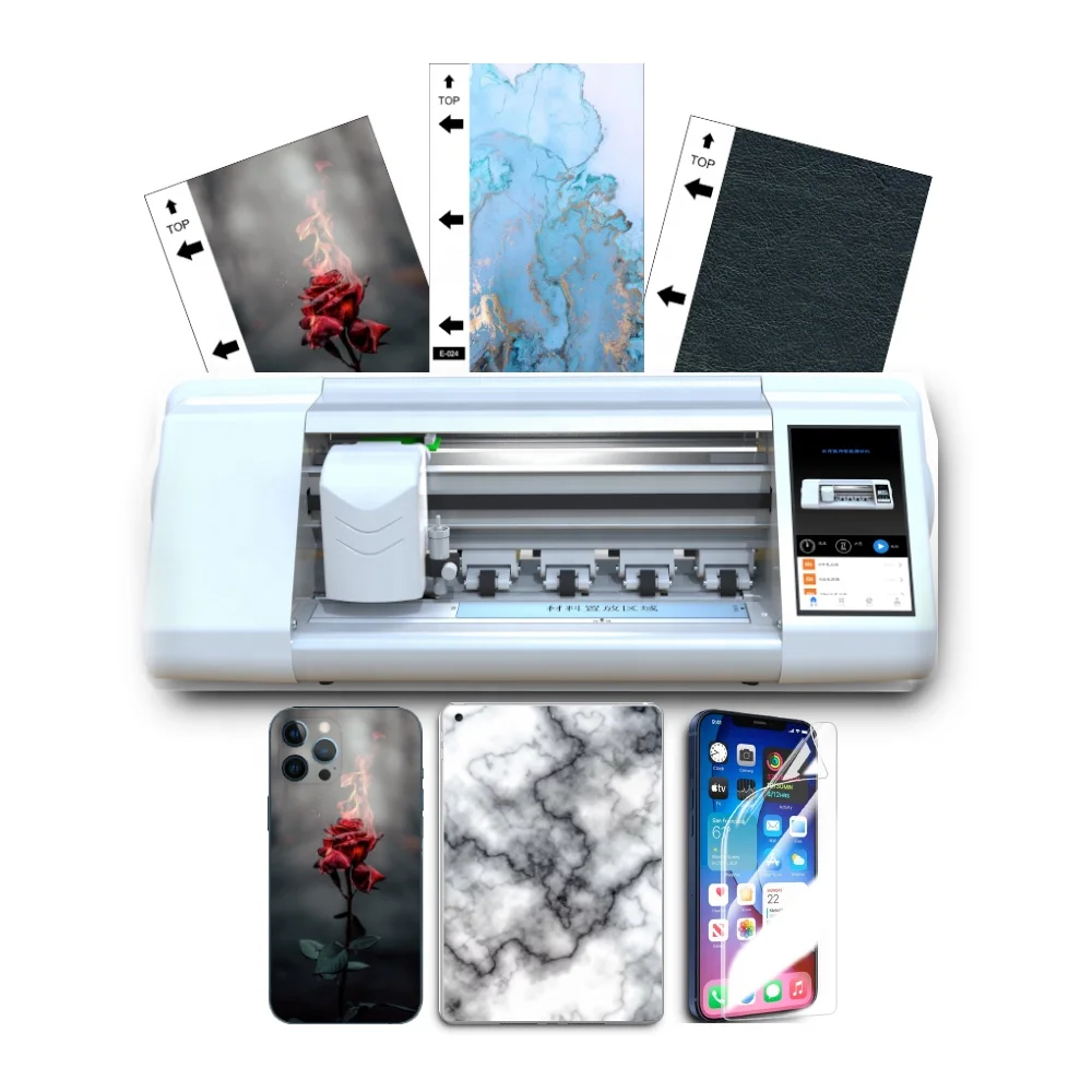 Models Products Front Rear Hydrogel Screen Protector Cutting Machine Tpu Protector for Mobile Custom Drawing All for Iphone