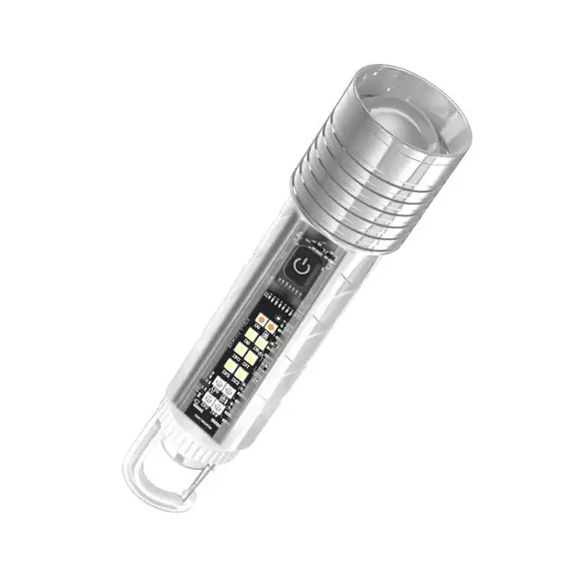 outdoor rechargeable Mini Keychain light Uv Led Flashlight camping torch lighter with Magnetic