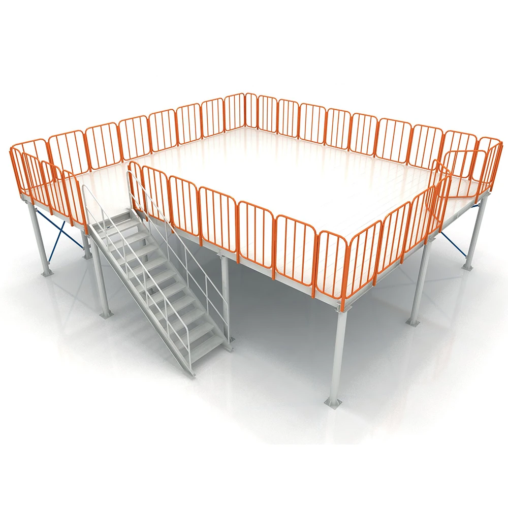 Raised Storage Portable Steel Stage Platform
