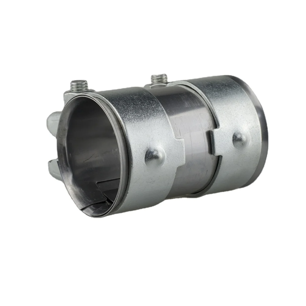 OEM High Strength SS304 Exhaust Sleeve with Three-Layer Walls Metal and Aluminium Pipe Clamp for Heavy Duty Usage
