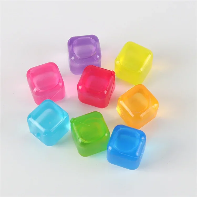 Wholesale PE High Quaily Clear Ice Cube for Party Wedding Photography Props and DIY Craft Explore Makers