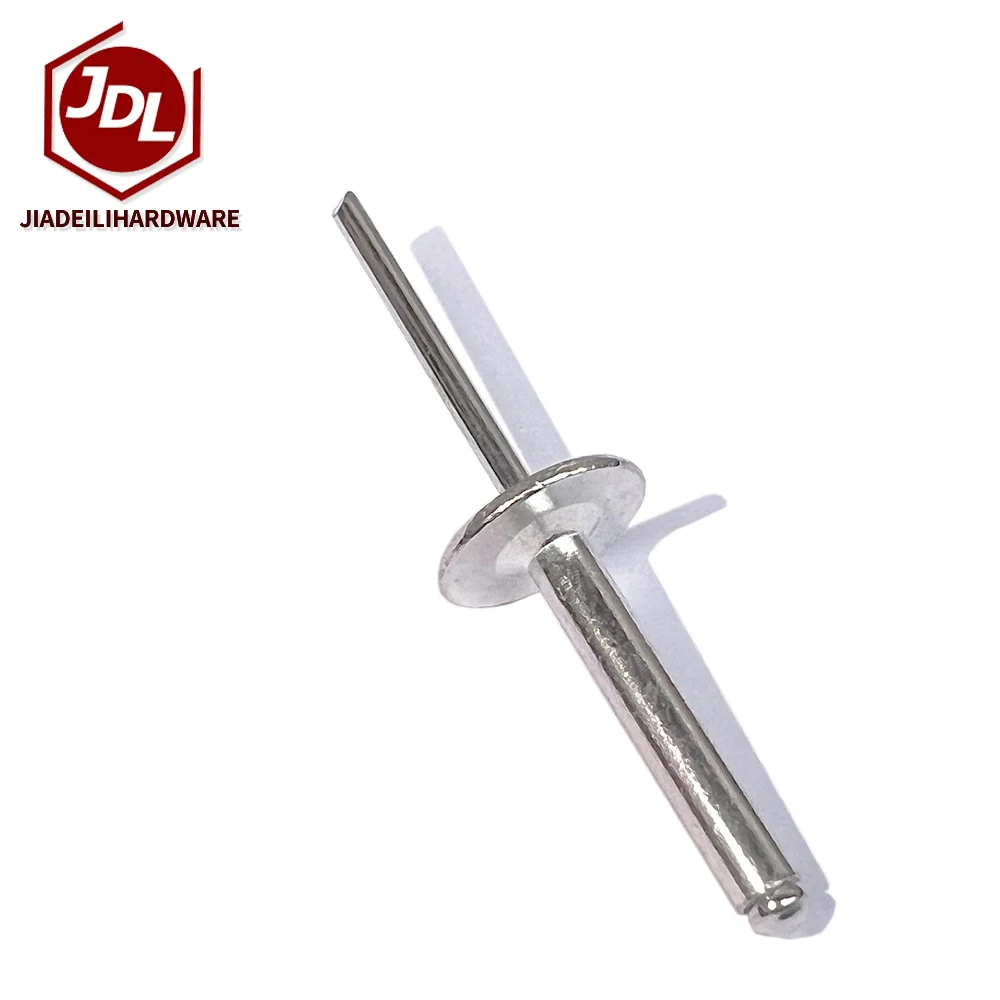 Пользовательские плоская купольная головка большой фланец алюминиевая слепая поп-заклепка открытого типа слепая заклепка