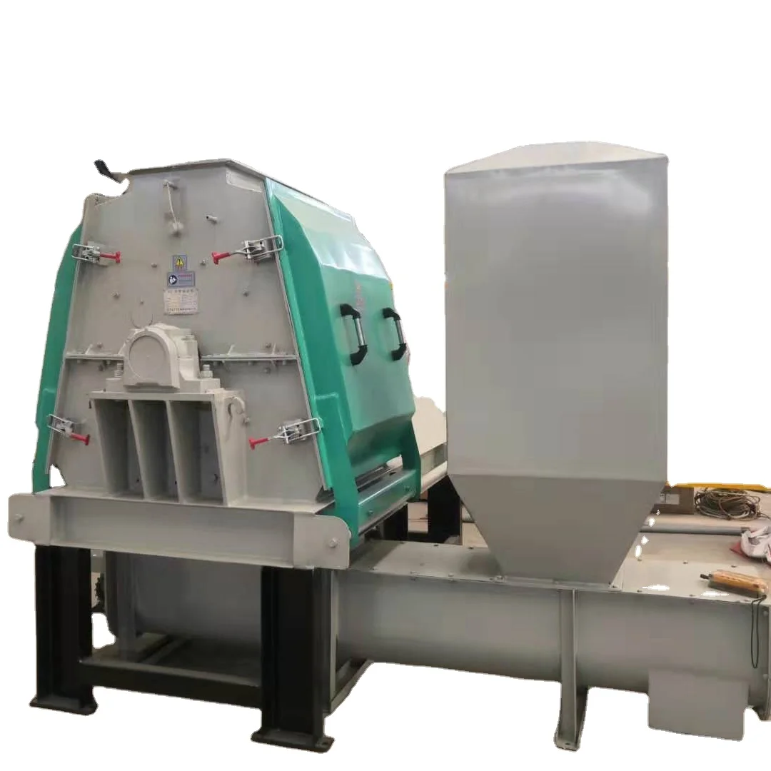 Wood Sawdust Grinding Hammer Mill Wood Crusher Machine