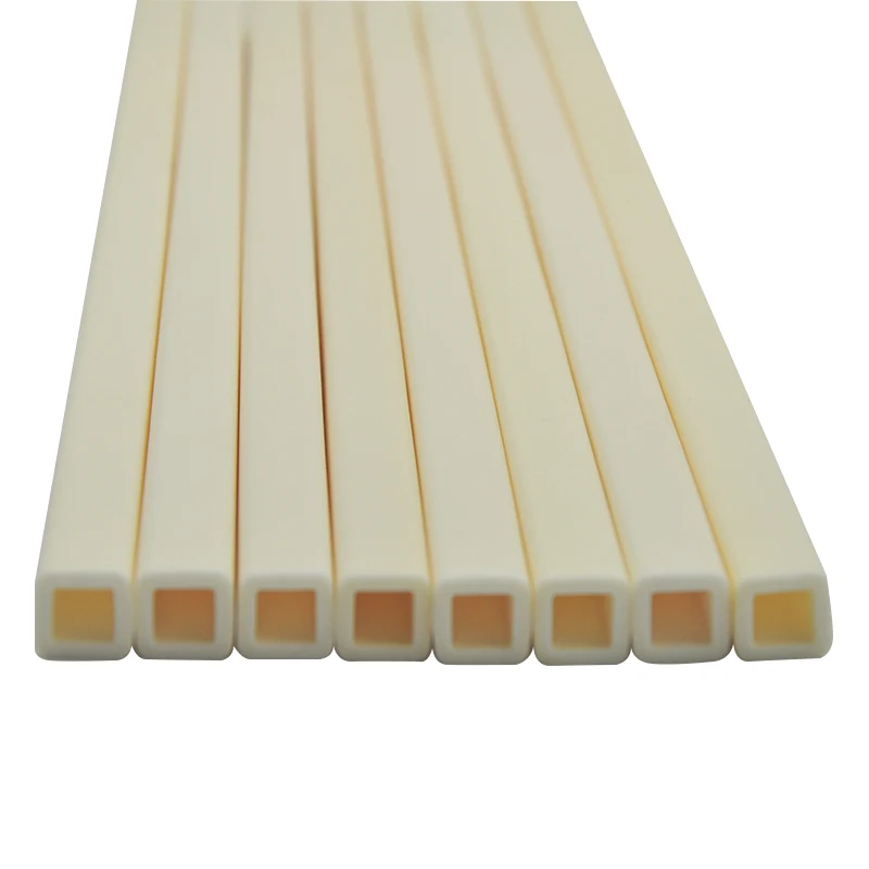High Temperature Alumina Ceramic Square Tube for Electric Heating Products
