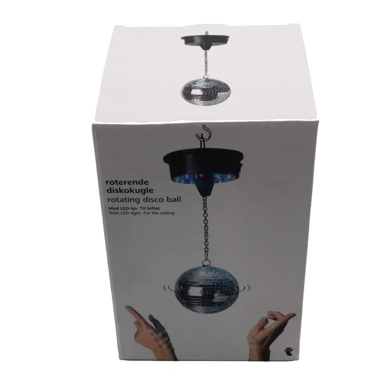 Хит продаж, светодиодный диско-шар на батарейках, зеркальный отражатель, украшение для вечеринки, освещение для клуба, зеркальный шар