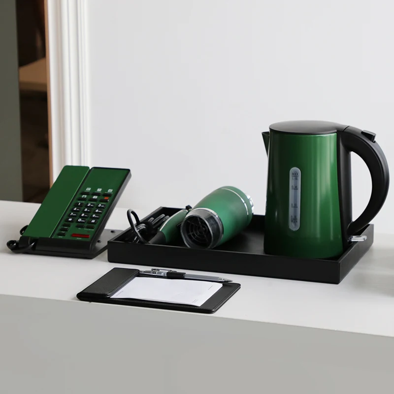 Индивидуальная конструкция, роскошные гостиничные электрические принадлежности для 5-звездочных отелей, гостиничные товары для гостиничных номеров