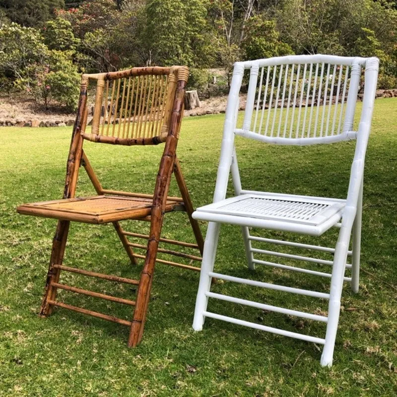 Modern Design Outdoor Folding Bamboo Wood Garden Chairs