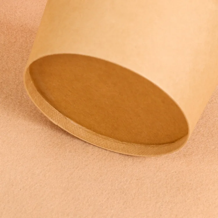 Disposable custom printing food packing box container salad bowls kraft paper bowl with lid