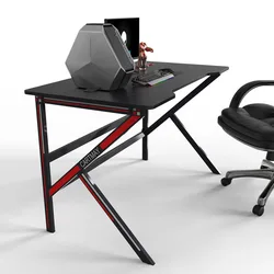 High Quality Structurally Stable Heavy Duty MDF Gamer Laptop Stand Home Gaming Table RGB E-Sports Computer Pc Desk/