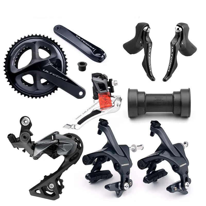 Шоссейный велосипед Shimano Ultegra R8000 2x11 скорости 22 обновление 6800 group set 170/172.5/175 мм 53-39T 50-34T