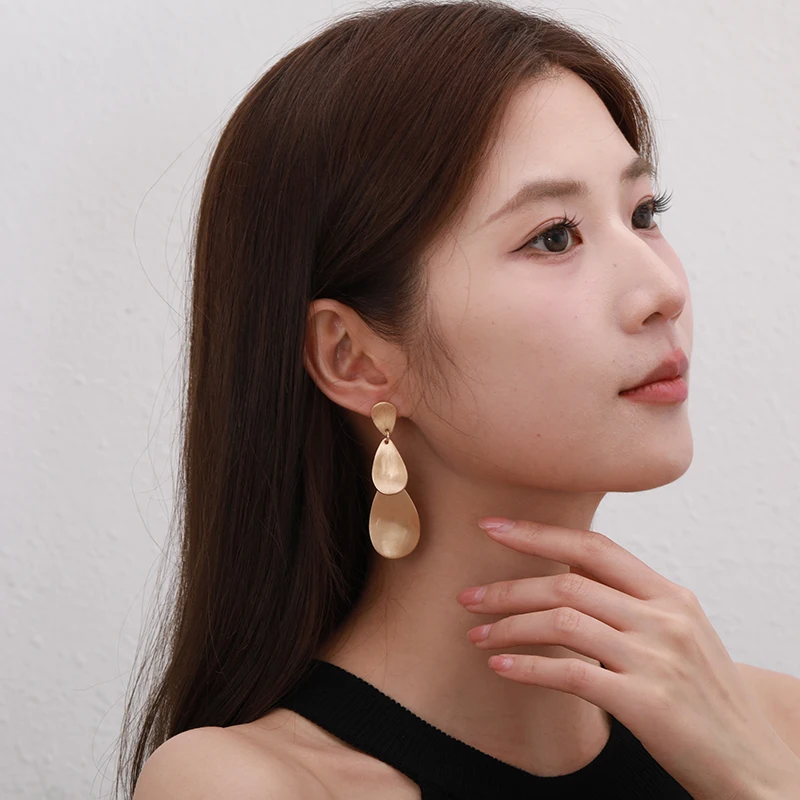 TongLing high quality nickel free fashion jewelry earrings waterdrop shape dangle earring for wholesale