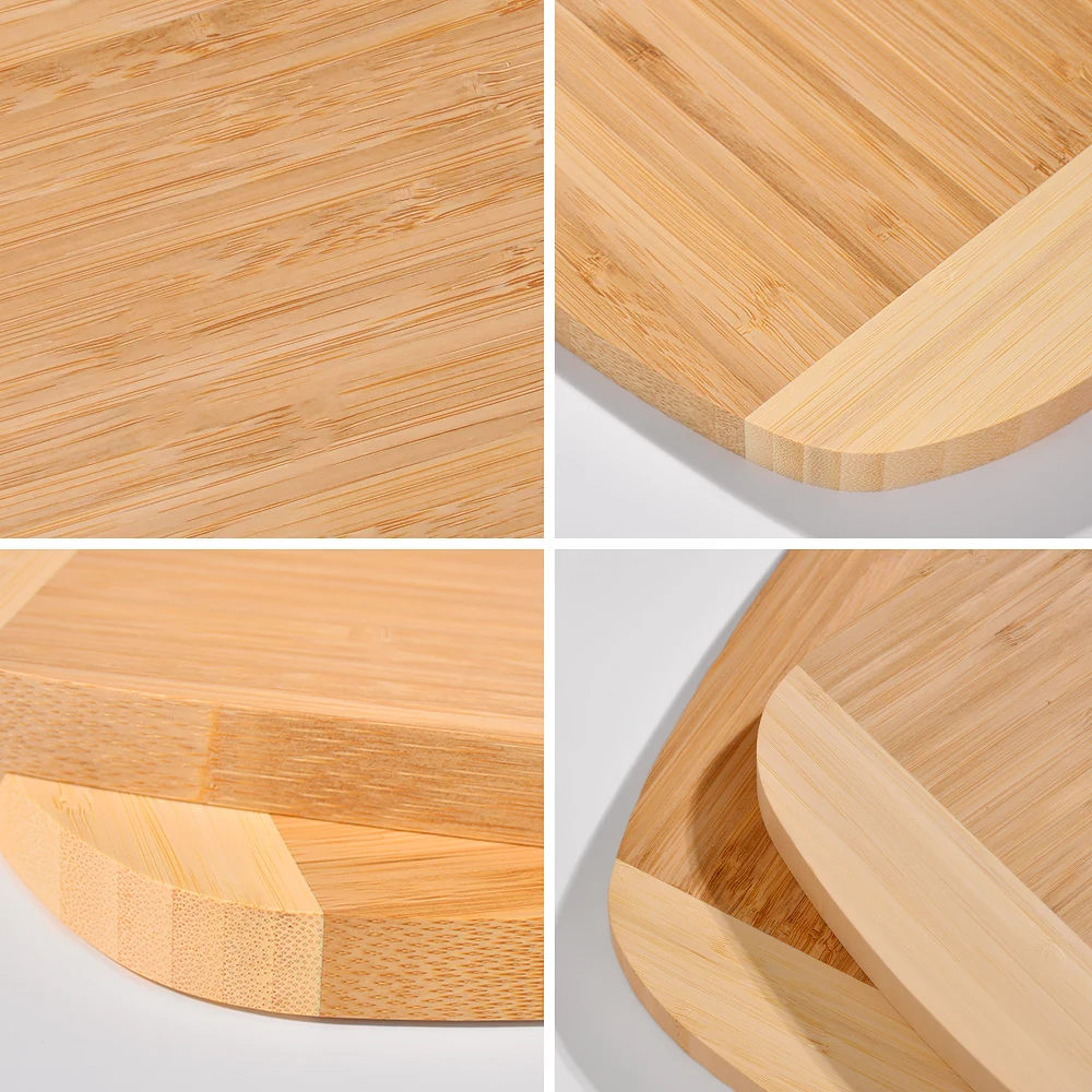 TAOTAOJU Bamboo Wood Kitchenware Double Color Bamboo chopping Board Wholesale High Quality Bamboo Cutting Board for Household