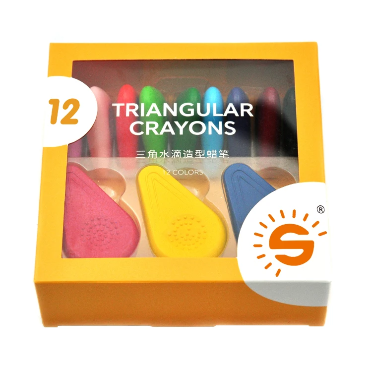 creative crayons  with 12 colors for kids