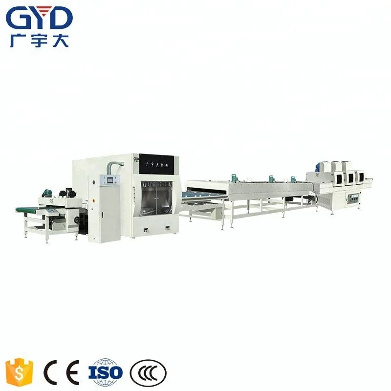 Automatic Uv Spray Coating Machine Cnc Painting Line Machine Plastic Coating Machine With Conveyor
