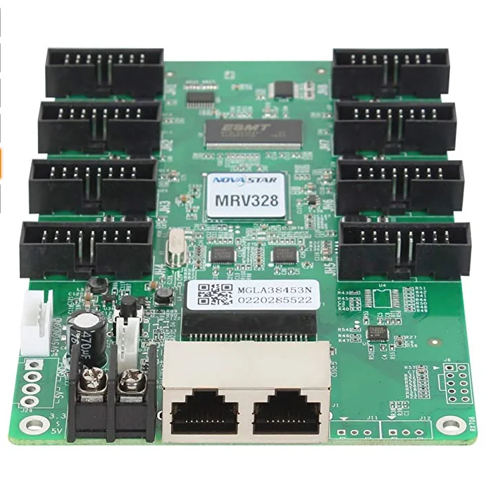 Novastar синхронная MRV328 светодиодная карта приема P2 P3 P4 P5 P6 P8 P10 RGB полноцветный светодиодный модуль экран