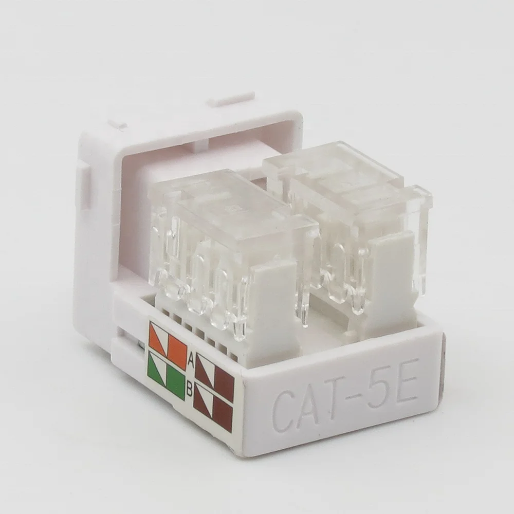 TM-8103 RJ45 Cat5e 8P8C Australia Clipsal 90 Degree Type Keystone Jack