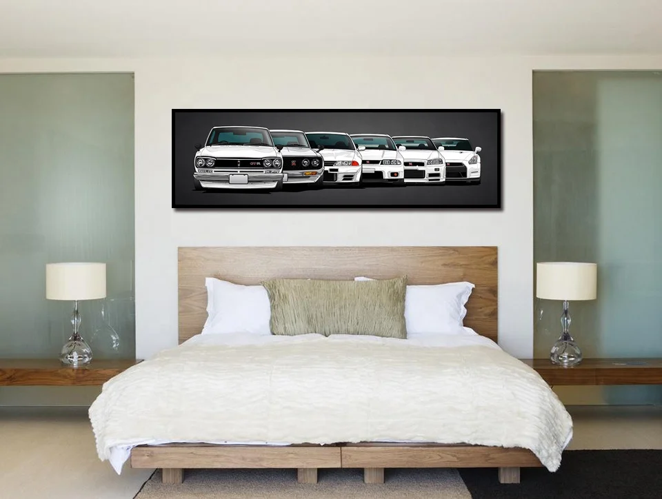 Modern  Car Pictures Bedside Home Decorative Wall Art  car canvas print painting