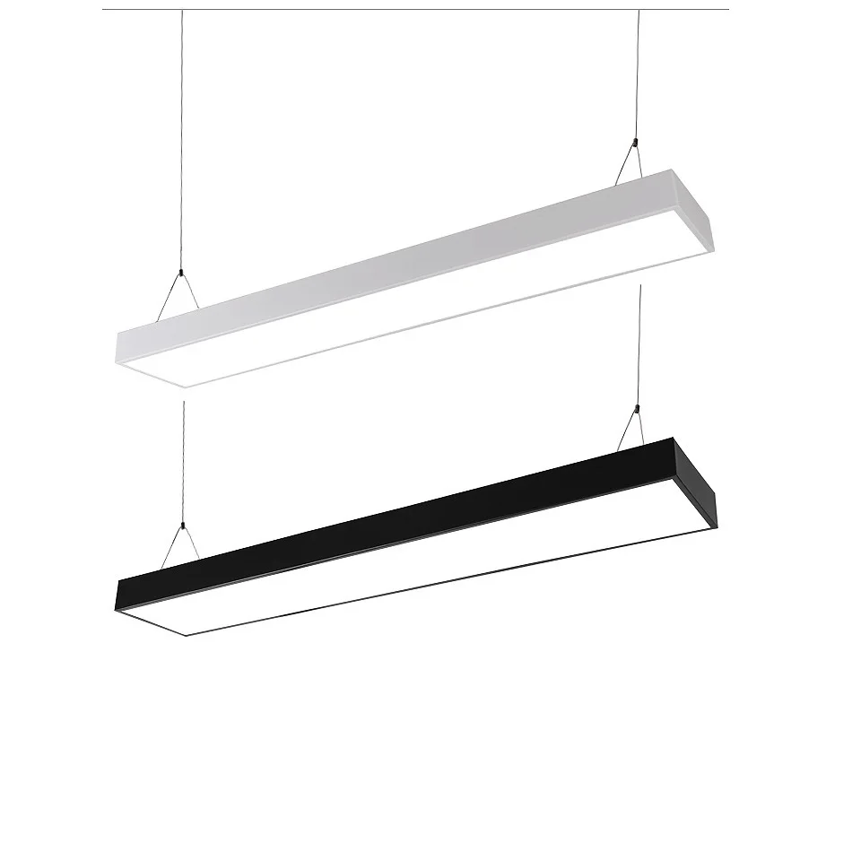 Contemporary IP20 led suspended office 600mm led linear light supermarket surface mounted led linear light aluminium housing