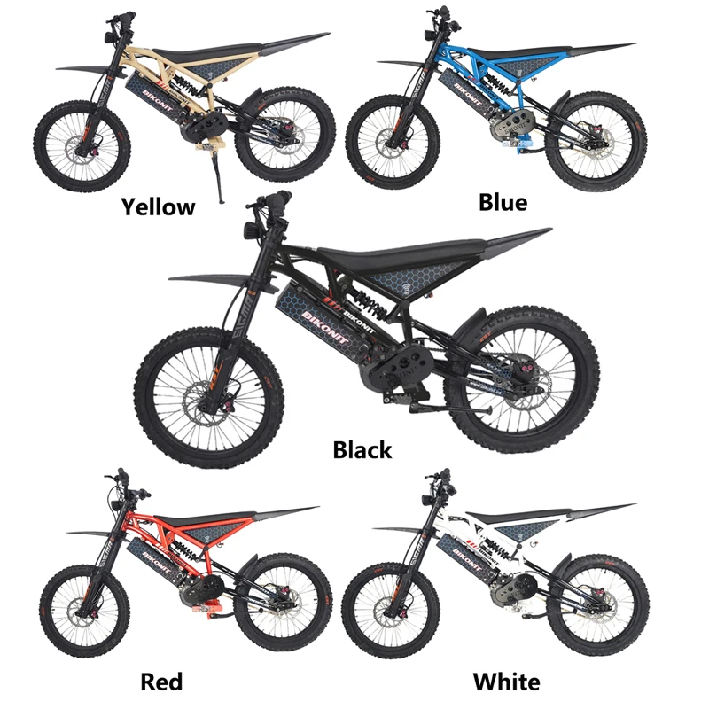 Free Shipping SurRon Hyper Bee BIKONIT BK28 Mid Drive Electric bike Full Suspension Electric Motorcycle 28000W