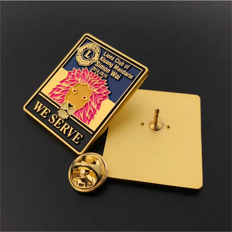 Customized Baking Lacquer Emblem for High-grade Pure Copper Metal Chest