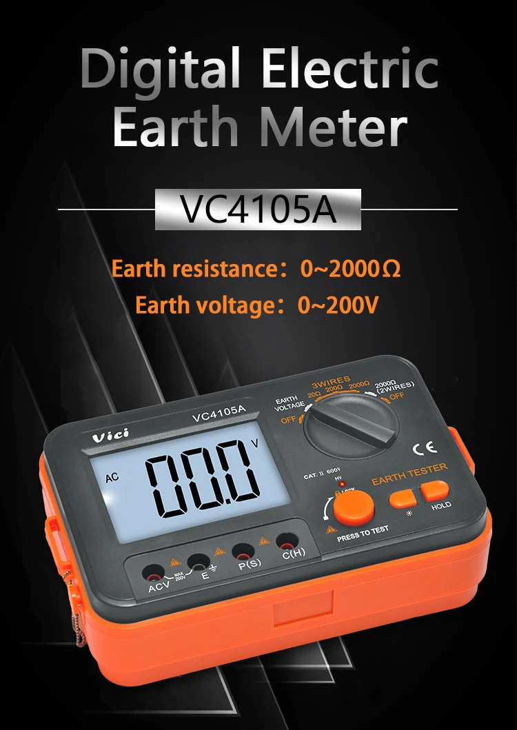 VC4105A Earth tester 1