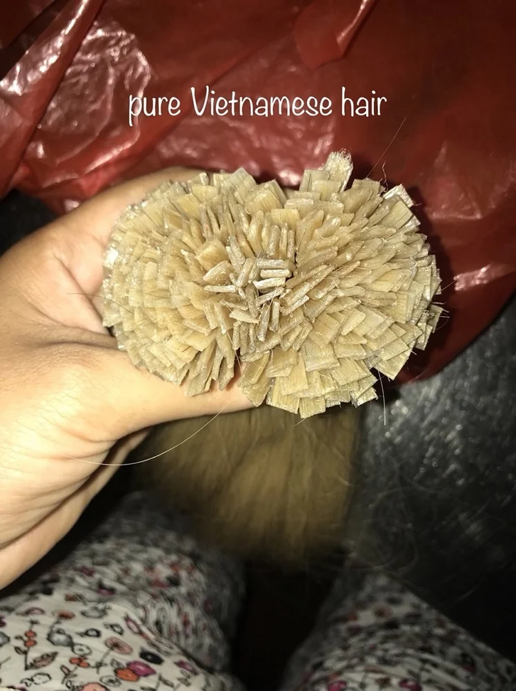 Wholesale U/i/v/flat Tip100% Human Hair Remy Hair Extensions Vietnam Blonde Color