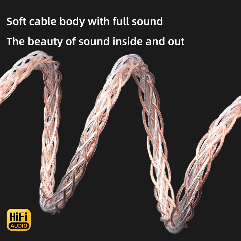 ATAUDIO Hifi Copper and Silver Mixed RCA Phono Tonearm Audio Cable for LP Record Phonograph Vinyl Tonearm Spade Wire Connector