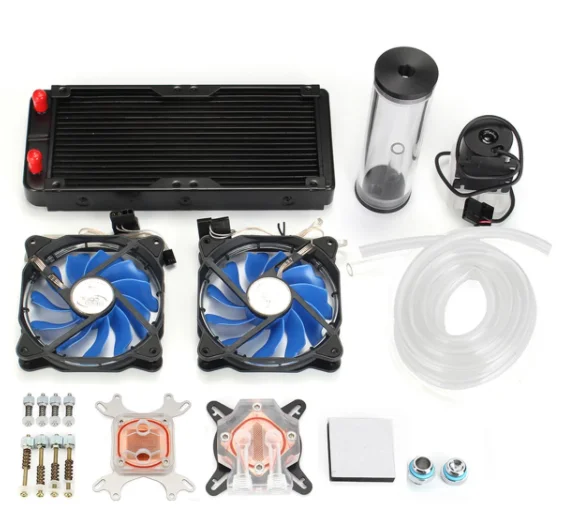 DIY PC water cooling kit 240mm water line + CPU water cooling system kit for computer radiator pump reservoir radiator