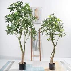 Artificial Pachira Aquatica Plant Guiana Chestnut Tree