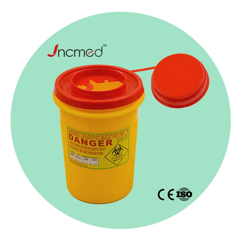 JCMED sharps containers 0.7L medical sharps container sharps containers for infectious waste