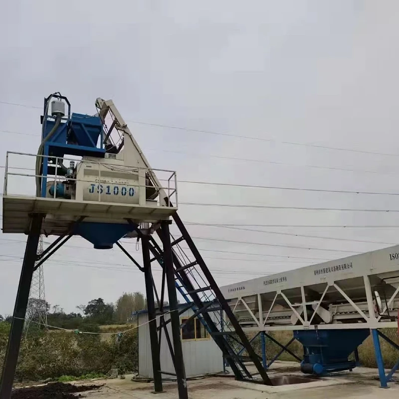 Automation JS1000 Concrete Mixer 1000 Twin-shaft Concrete Mixer Manufacturer
