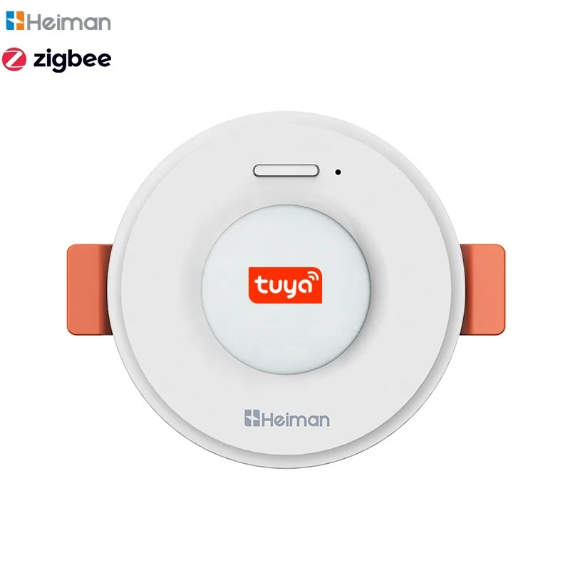 Heiman Ceiling embedded installation tuya zigbee smart occupancy sensor HS8OS