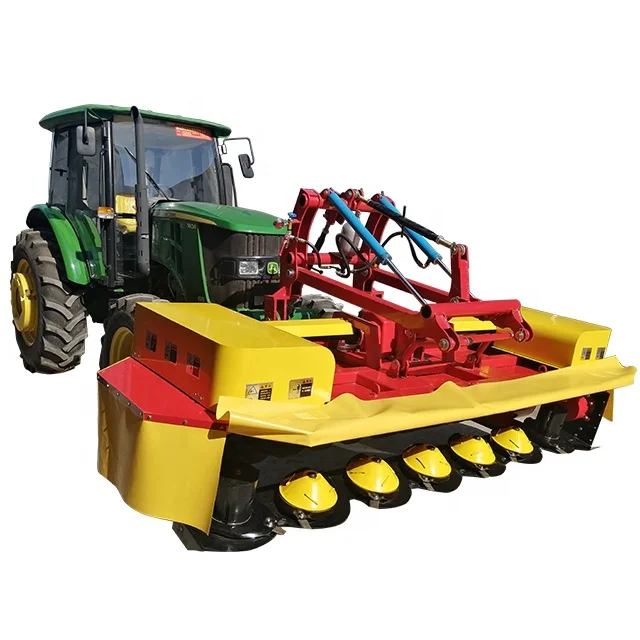 Sinolink china commercial compact tractor disc drum lawn mower with CE certificate for sale