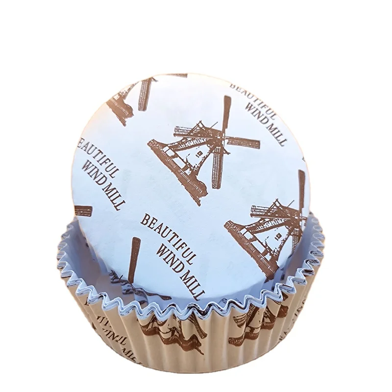 
Смазочная бумага с полиэтиленовым покрытием, подкладка для кексов, бумажная чашка, форма для торта, хлеба, капкейка, белая 