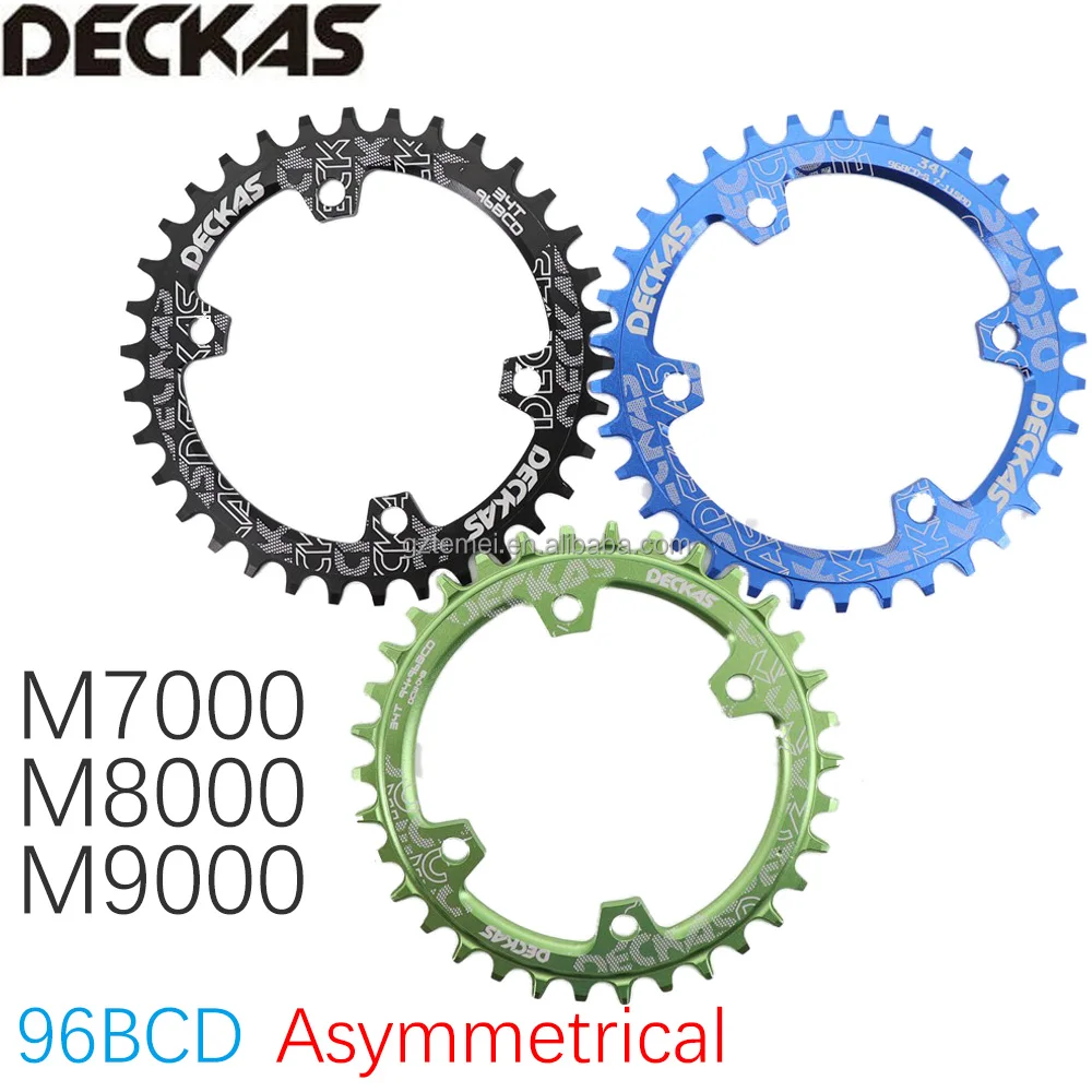 Deckas Round 96BCD Chain ring 32/34/36/38T MTB Bicycle Chain Wheel Tooth Plate M700 M8000 M9000