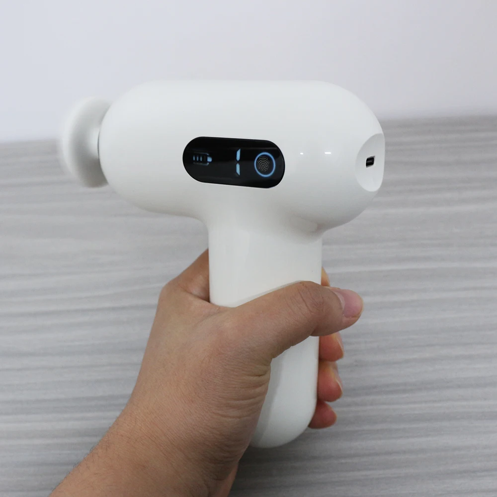 Percussion Cordless Muscle Massage Device Deep Tissue Vibration Post Workout Body Massager Massage Gun