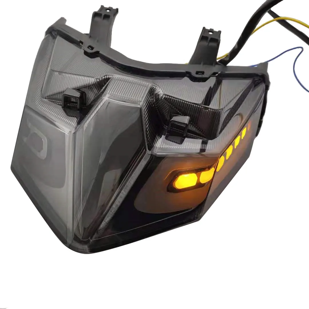 Modified motorcycle for Click150 rear led taillamp taillight brake lamp red blue running lamp for honda click150 vario150 2018